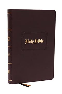 portada Kjv, Large Print Center-Column Reference Bible, Leathersoft, Brown, red Letter, Comfort Print: Holy Bible, King James Version (en Inglés)