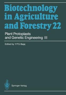 portada plant protoplasts and genetic engineering iii (en Inglés)