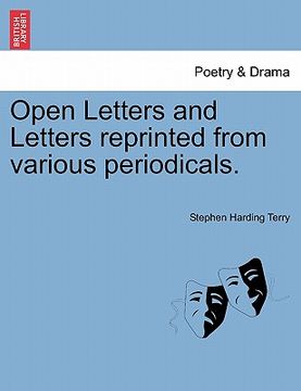 portada open letters and letters reprinted from various periodicals.