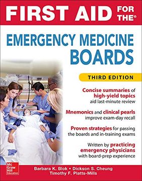 portada First aid for the Emergency Medicine Boards Third Edition (a & l Review) (en Inglés)