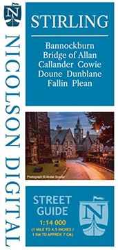 portada Stirling Street Guide: Including Bannockburn, Bridge of Allan, Callander, Cowie, Coune, Dunblane, Fallin, Plean (en Inglés)