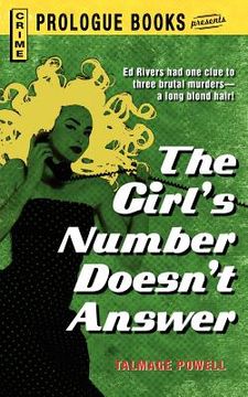 portada the girl's number doesn't answer (en Inglés)