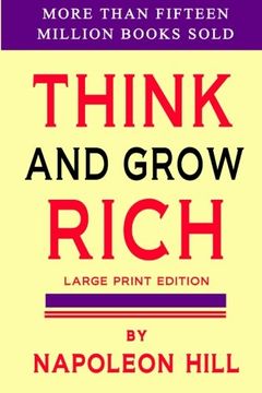 portada Think and Grow Rich: Large Print Edition (en Inglés)