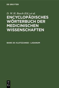 portada Klotzzange - Ladanum (en Alemán)