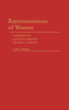 portada representations of women: nineteenth-century british women's poetry (en Inglés)
