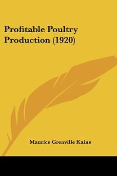 portada profitable poultry production (1920)