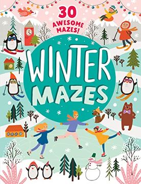 portada Winter Mazes: 30 Awesome Mazes! (Clever Activity Book) (en Inglés)
