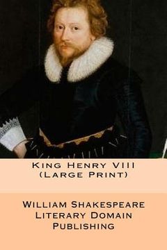 portada King Henry VIII (Large Print) (en Inglés)