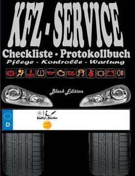 portada Kfz-Service Checkliste Protokollbuch - Pflege - Kontrolle - Wartung 