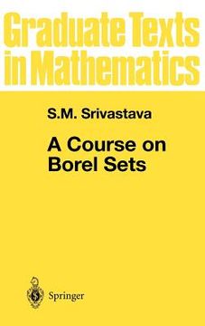 portada A Course on Borel Sets (Graduate Texts in Mathematics, Vol. 180) (en Inglés)
