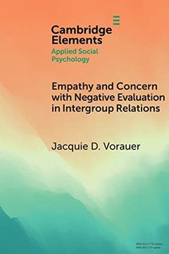 portada Empathy and Concern With Negative Evaluation in Intergroup Relations (Elements in Applied Social Psychology) (en Inglés)