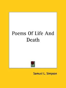 portada poems of life and death (en Inglés)