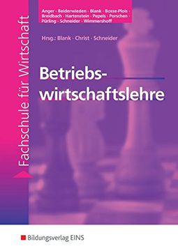 portada Betriebswirtschaftslehre. Lehr-/ Fachbuch (in German)