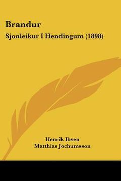 portada brandur: sjonleikur i hendingum (1898) (en Inglés)