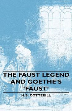 portada the faust legend and goethe's 'faust'