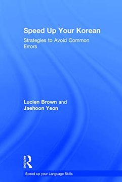 portada Speed up Your Korean: Strategies to Avoid Common Errors (Speed up Your Language Skills) (en Inglés)