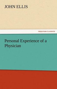 portada personal experience of a physician (en Inglés)