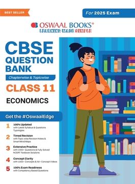 portada Oswaal CBSE Question Bank Class 11 Economics, Chapterwise and Topicwise Solved Papers For 2025 Exams (en Inglés)