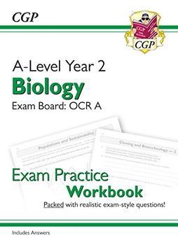 portada New A-Level Biology for 2018: Ocr a Year 2 Exam Practice Workbook - Includes Answers (en Inglés)