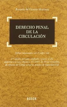 portada Derecho Penal de la Circulación: Delitos relacionados con el tráfico vial. 2ª edición.
