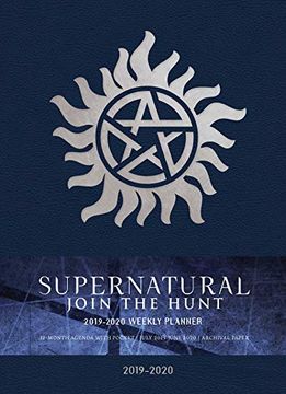 portada Supernatural 2019-2020 Weekly Planner (en Inglés)