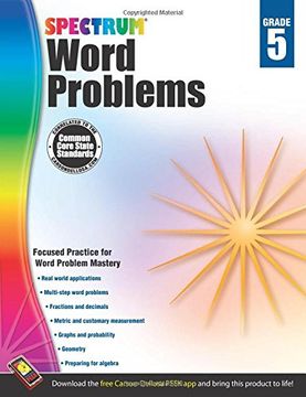 portada Word Problems , Grade 5 (Spectrum) (en Inglés)