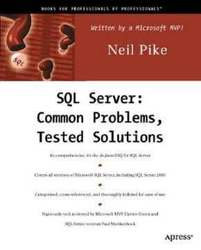 portada sql server: common problems, tested solutions (en Inglés)