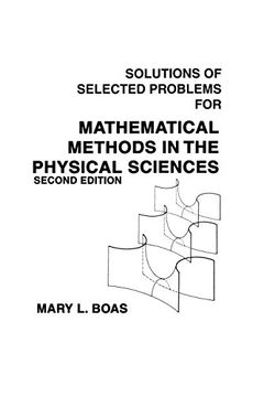 portada Mathematical Methods in the Physical Sciences, Solutions Manual (en Inglés)