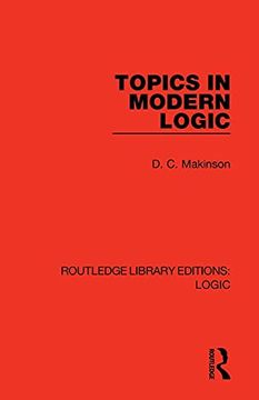 portada Topics in Modern Logic (Routledge Library Editions: Logic) (en Inglés)