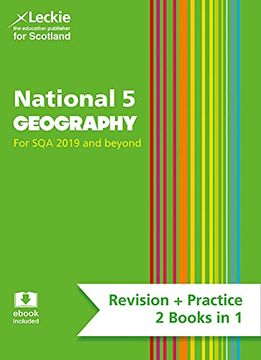 portada Leckie National 5 Geography for Sqa 2019 and Beyond - Revision + Practice - 2 Books in 1: Revise for N5 Sqa Exams (en Inglés)