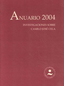 portada Anuario 2004. Investigaciones Sobre Camilo José Cela