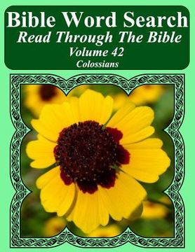 portada Bible Word Search Read Through The Bible Volume 42: Colossians Extra Large Print (en Inglés)
