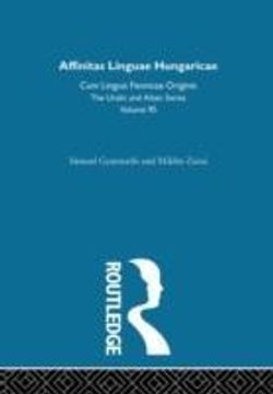 portada Affinitas Linguae Hungaricae cum Linguis Fennicae Originis (en Inglés)