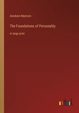 portada The Foundations of Personality: in large print 