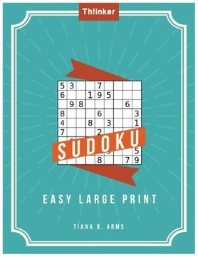 portada Sudoku Easy Large Print: Puzzles & Games | Hard , Over 1200+ Puzzles |: Large 8. 5X11 Inch 220 p. Sudoku Book 