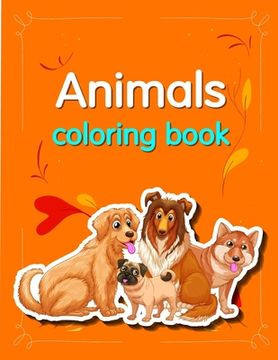 portada Animals coloring book: Funny Coloring Animals Pages for Baby-2 (en Inglés)