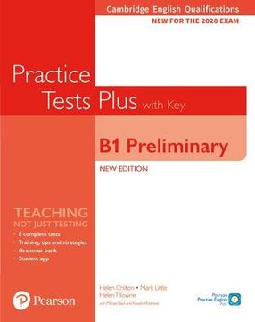 portada Cambridge English Qualifications: B1 Preliminary new Edition Practice Tests Plus Student's Book With key (in English)