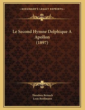 portada Le Second Hymne Delphique A Apollon (1897) (en Francés)