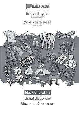 portada Babadada Blackandwhite, British English Ukrainian in Cyrillic Script, Visual Dictionary Visual Dictionary in Cyrillic Script British in Cyrillic Script, Visual Dictionary (en Inglés)