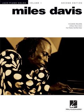 portada Miles Davis: Jazz Piano Solo Series Volume 1 (Jazz Piano Solos Series) (en Inglés)