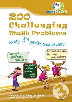portada 200 Challenging Math Problems every 3rd grader should know (en Inglés)