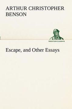 portada escape, and other essays (en Inglés)
