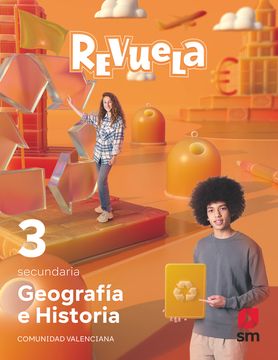 portada Geografía e Historia. 3 Secundaria. Revuela. Comunidad Valenciana