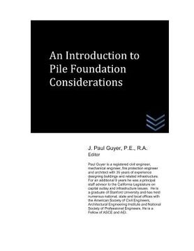 portada An Introduction to Pile Foundation Considerations