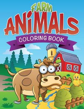 portada Farm Animals Coloring Book (in English)