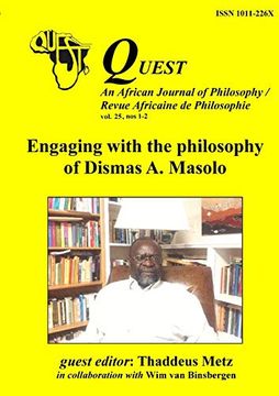portada Quest 25: Engaging With the Philosophy of Dismas a. Masolo (en Inglés)