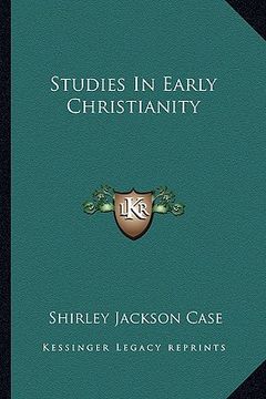portada studies in early christianity (in English)