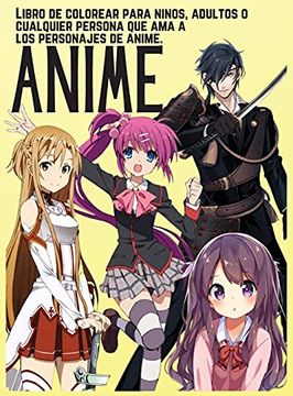 Libro Anime - Libro de Colorear Para Niños, Adultos o Cualquier Persona que  ama a los Personajes de Anime: Hermoso Libro Para Colorear Anime y Manga |.  Hawaii, Manga Japonesa y Anime