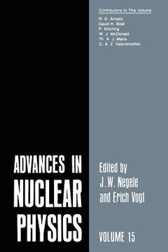 portada Advances in Nuclear Physics: Volume 15 (en Inglés)