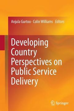 portada Developing Country Perspectives on Public Service Delivery (en Inglés)